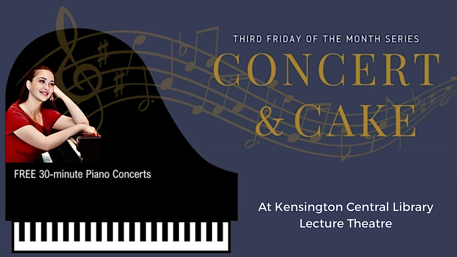 Concert & Cake: Free 30-minute Piano Concert Series