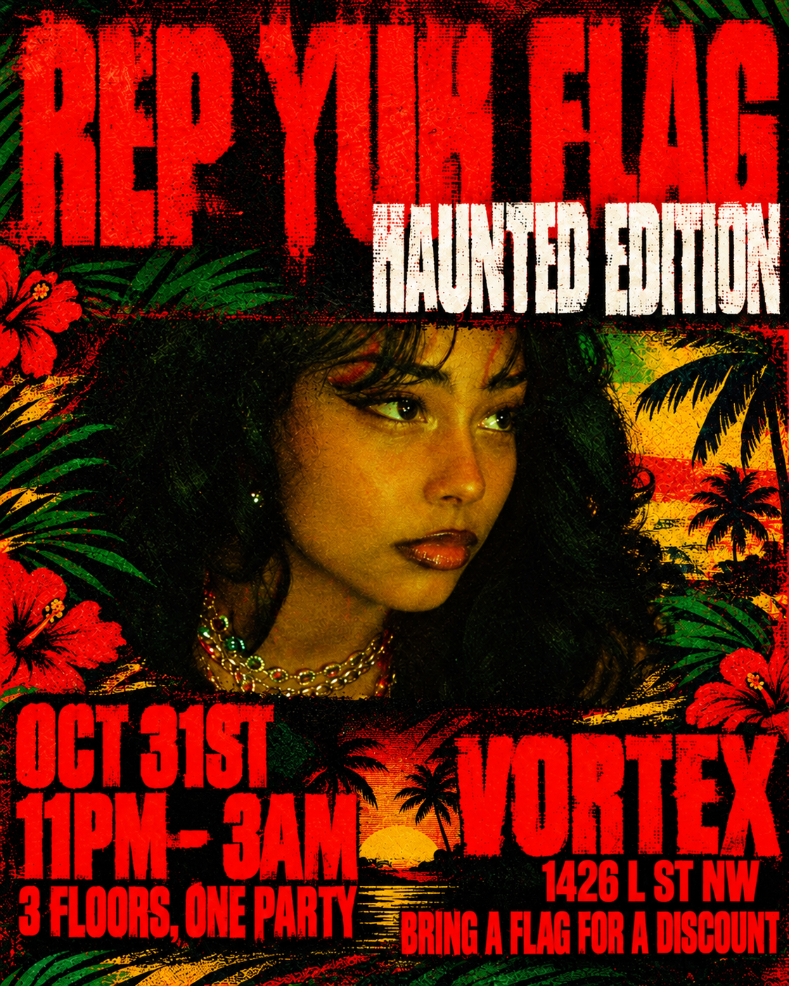 Rep Yuh Flag: Haunted Edition