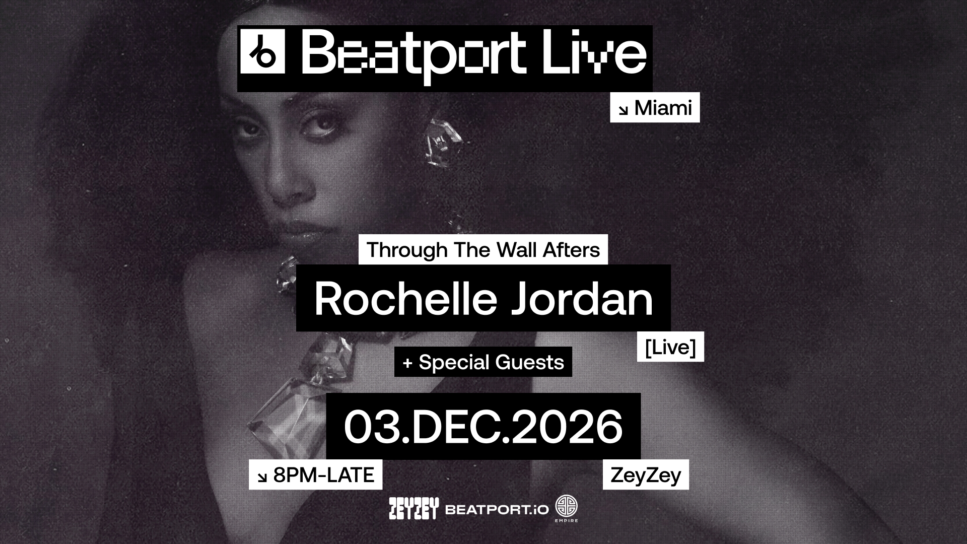 Beatport Live presents Rochelle Jordan (live) + special guests 