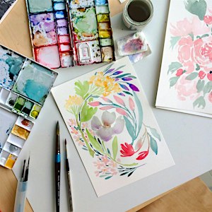 Petite Floral Watercolor Workshop