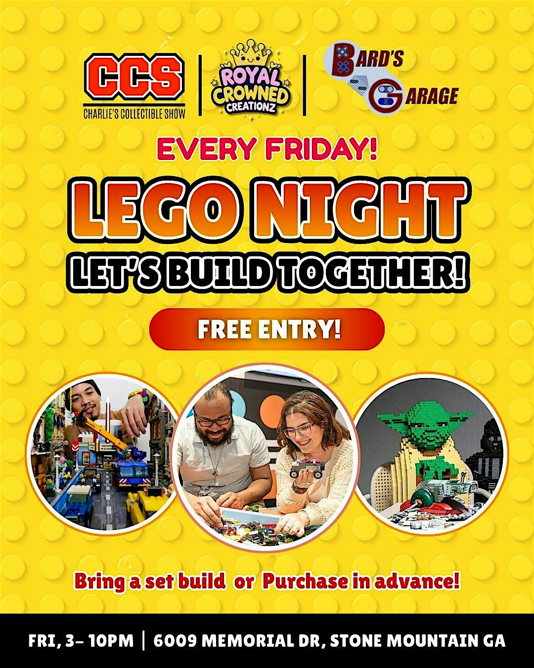 Lego Night! Let’s build together!