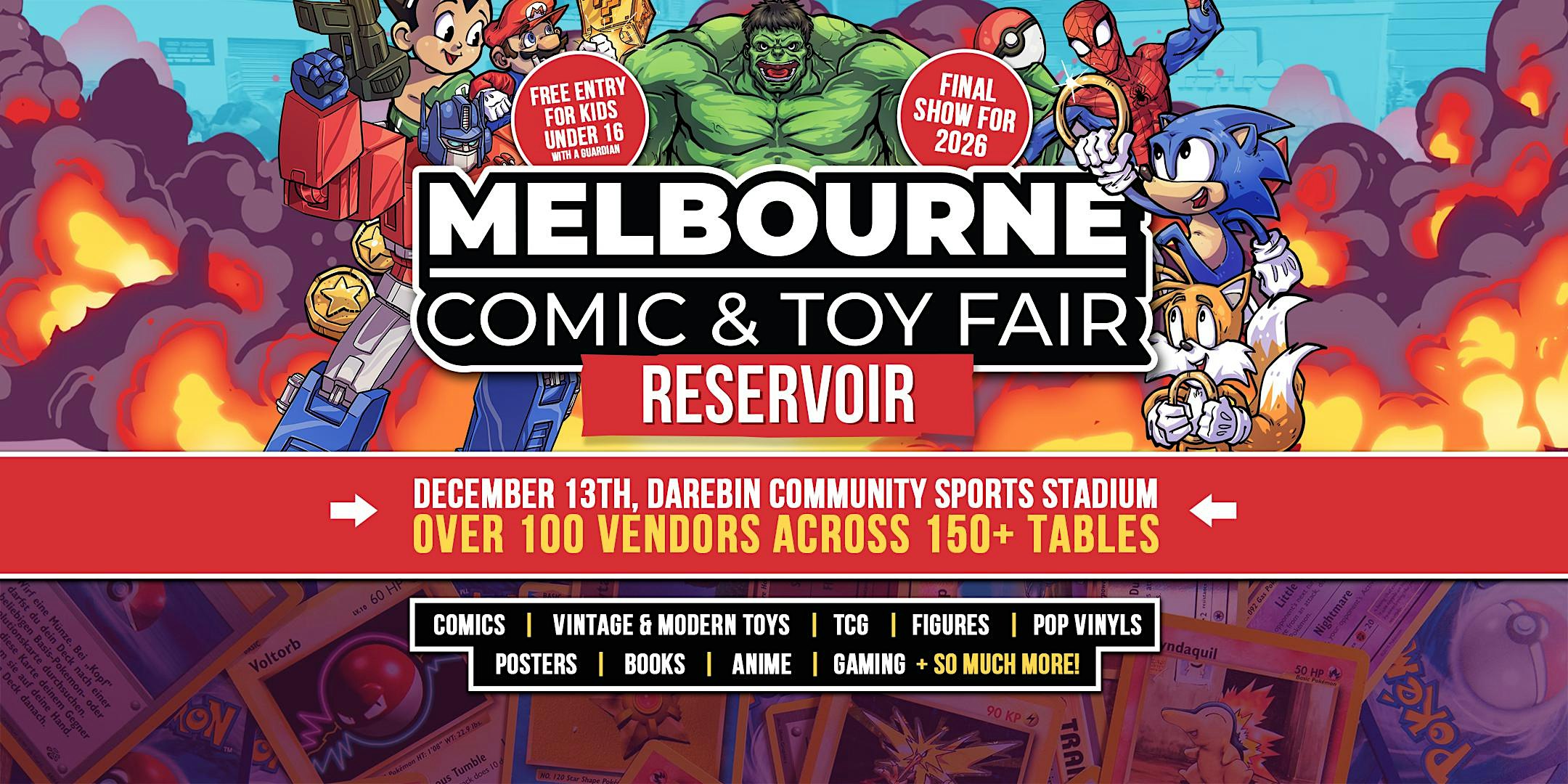 Melbourne Comic & Toy Fair - Reservoir