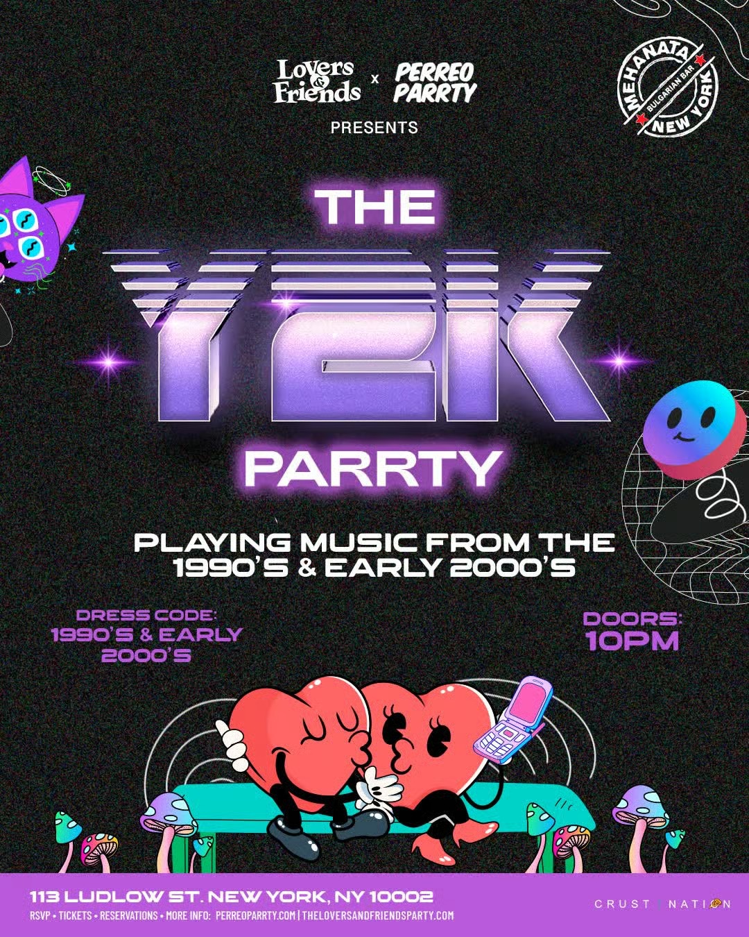The 2000s Forever Parrty by THE Y2K Parrty - Saturdays at Mehanata NYC