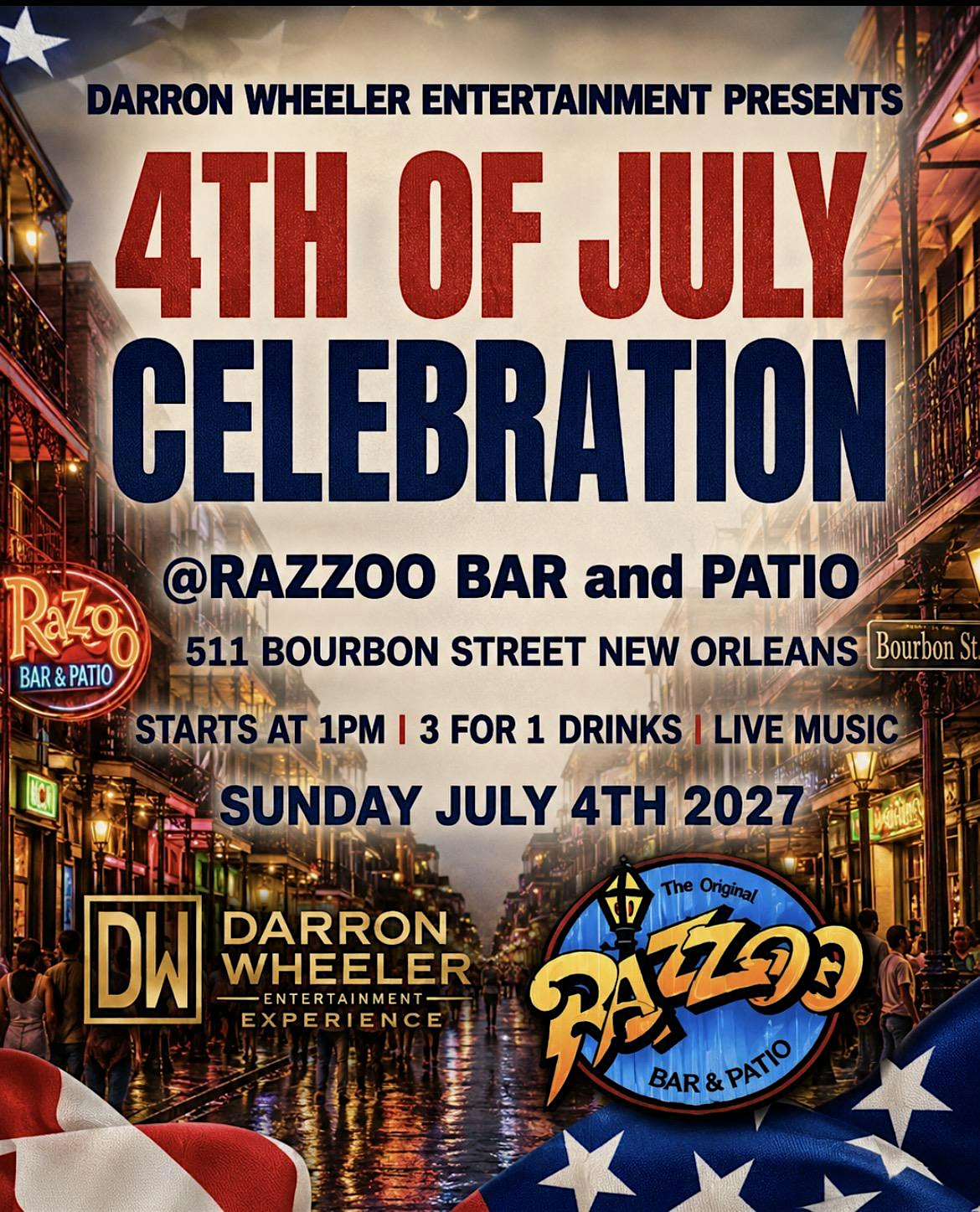 Darron Wheeler 's 4th of July Celebration New Orleans