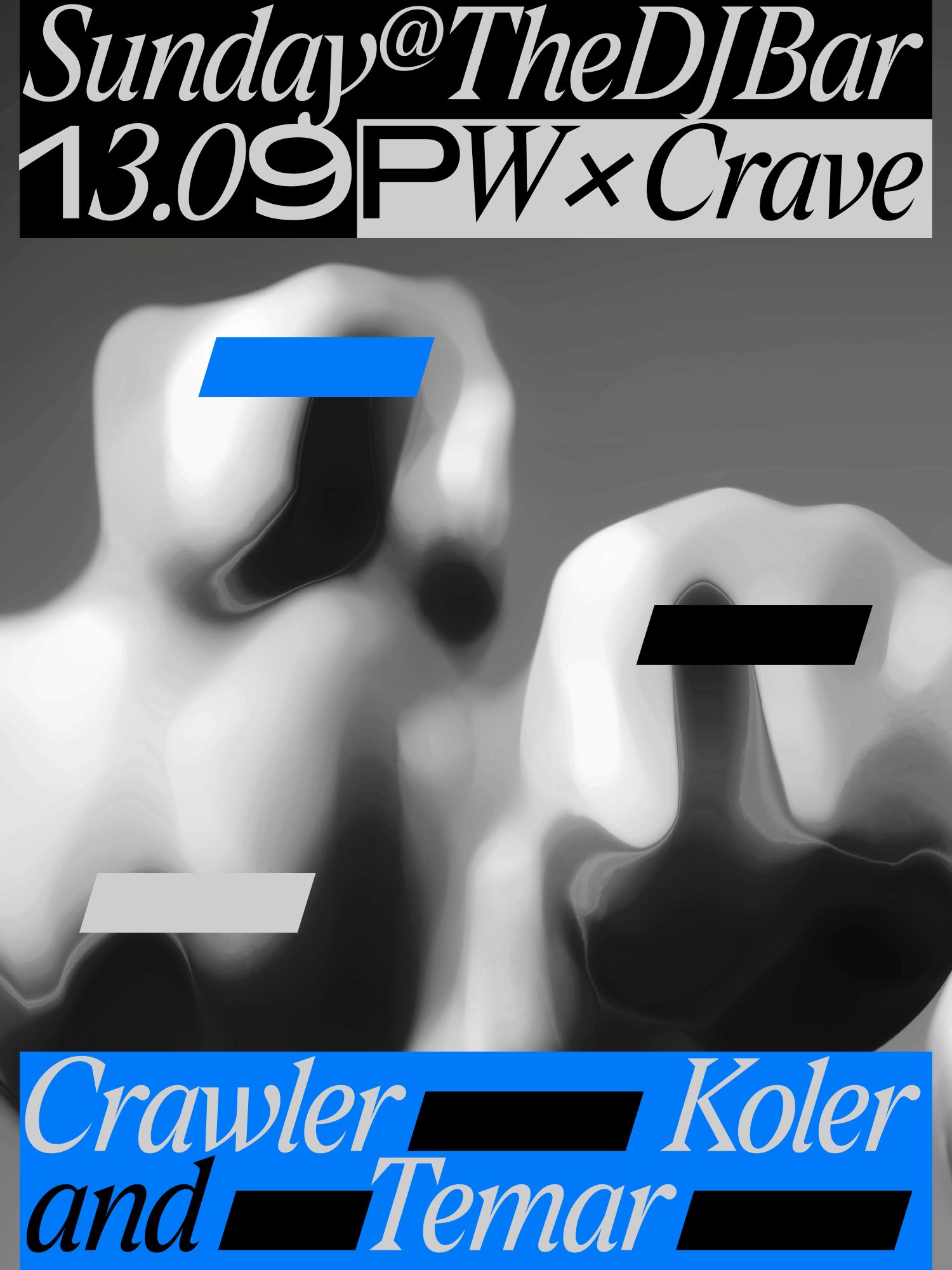 PW x Crave • Crawler, Koler, Temar + Talk / Exhibition 'Exposed: Stills from a Nightout'