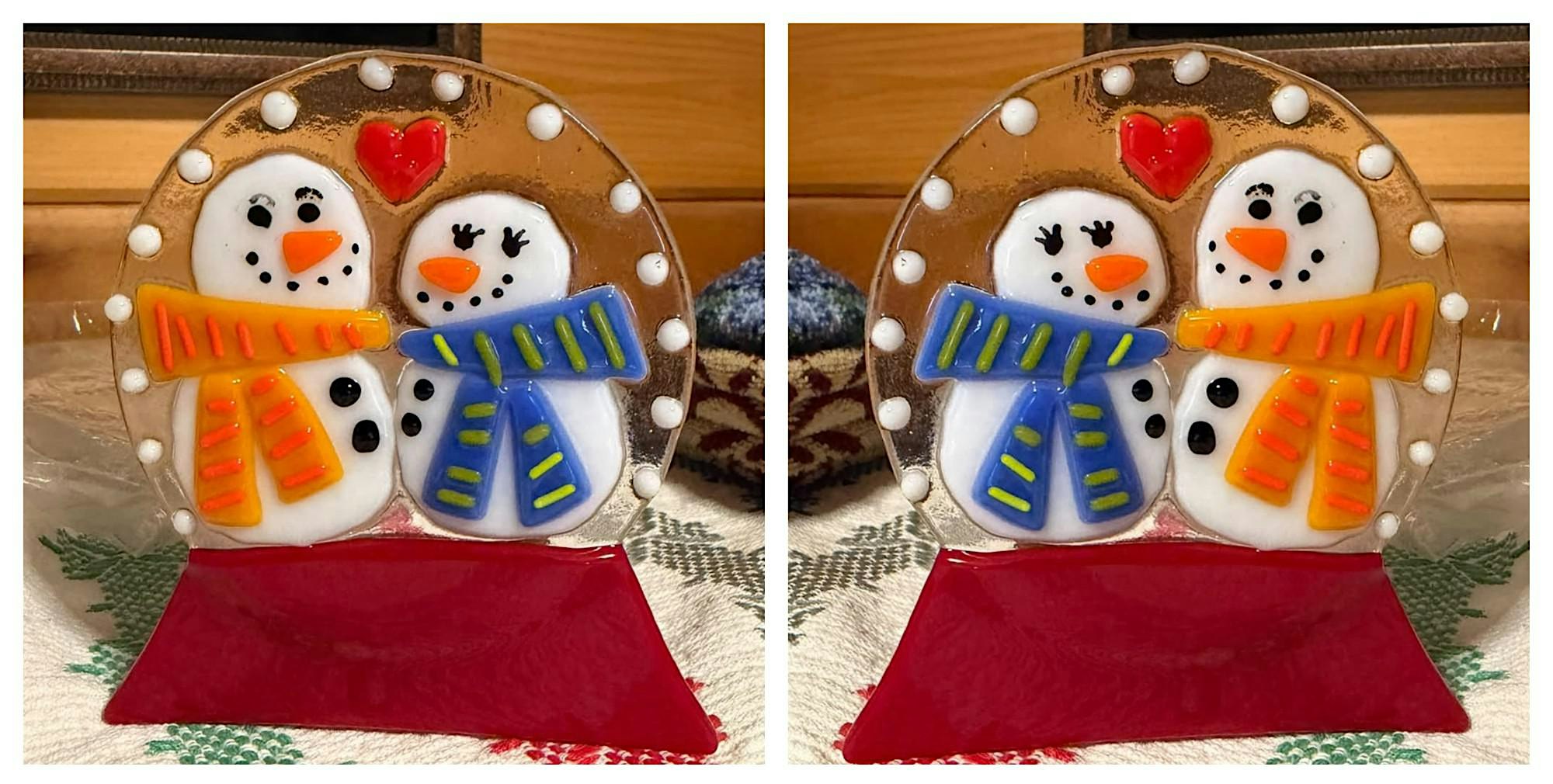 SnowGlobe Fused Glass Art Workshop - Garden City