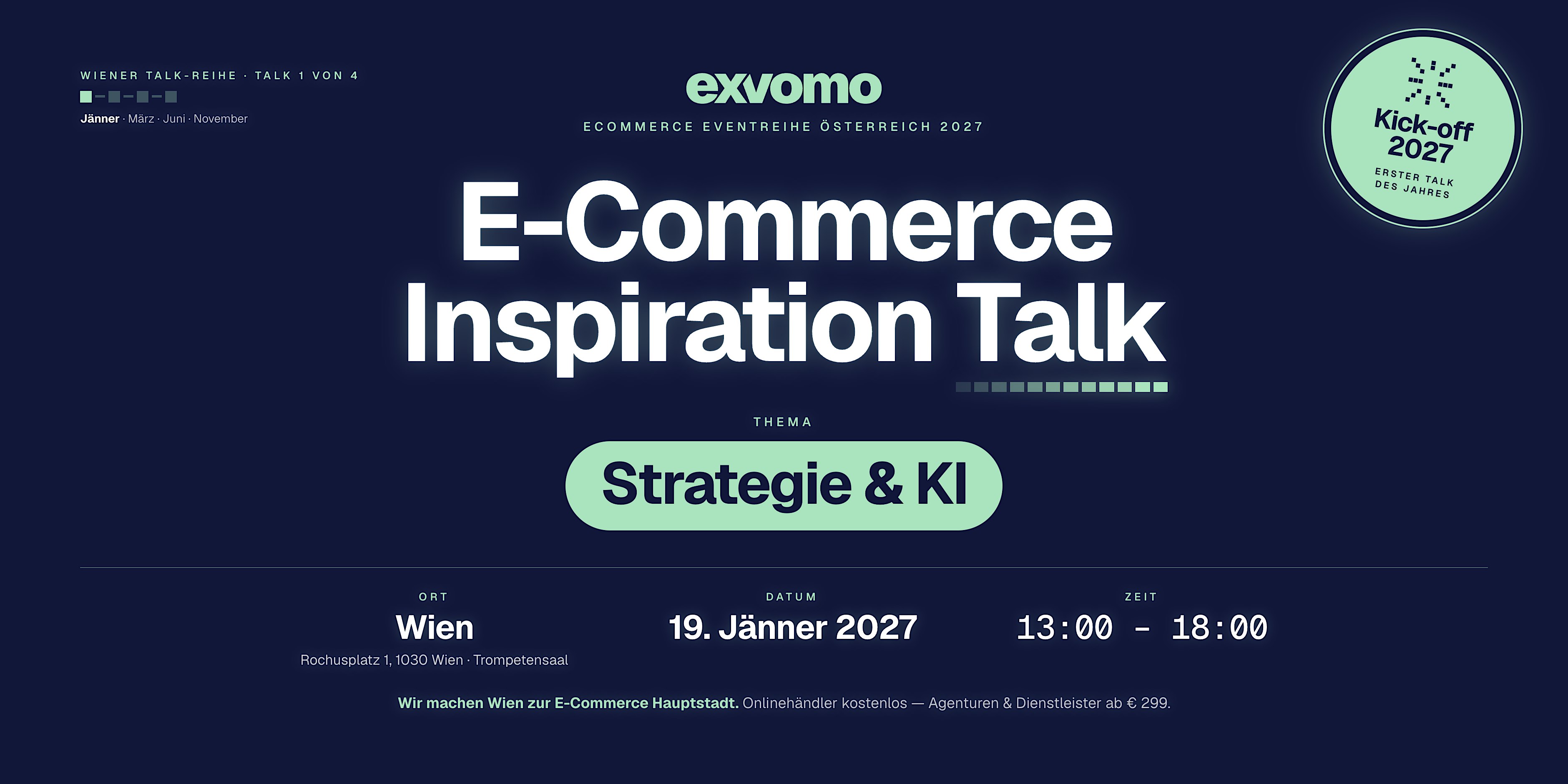 E-Commerce Inspiration Talk: Strategie & KI | Wien