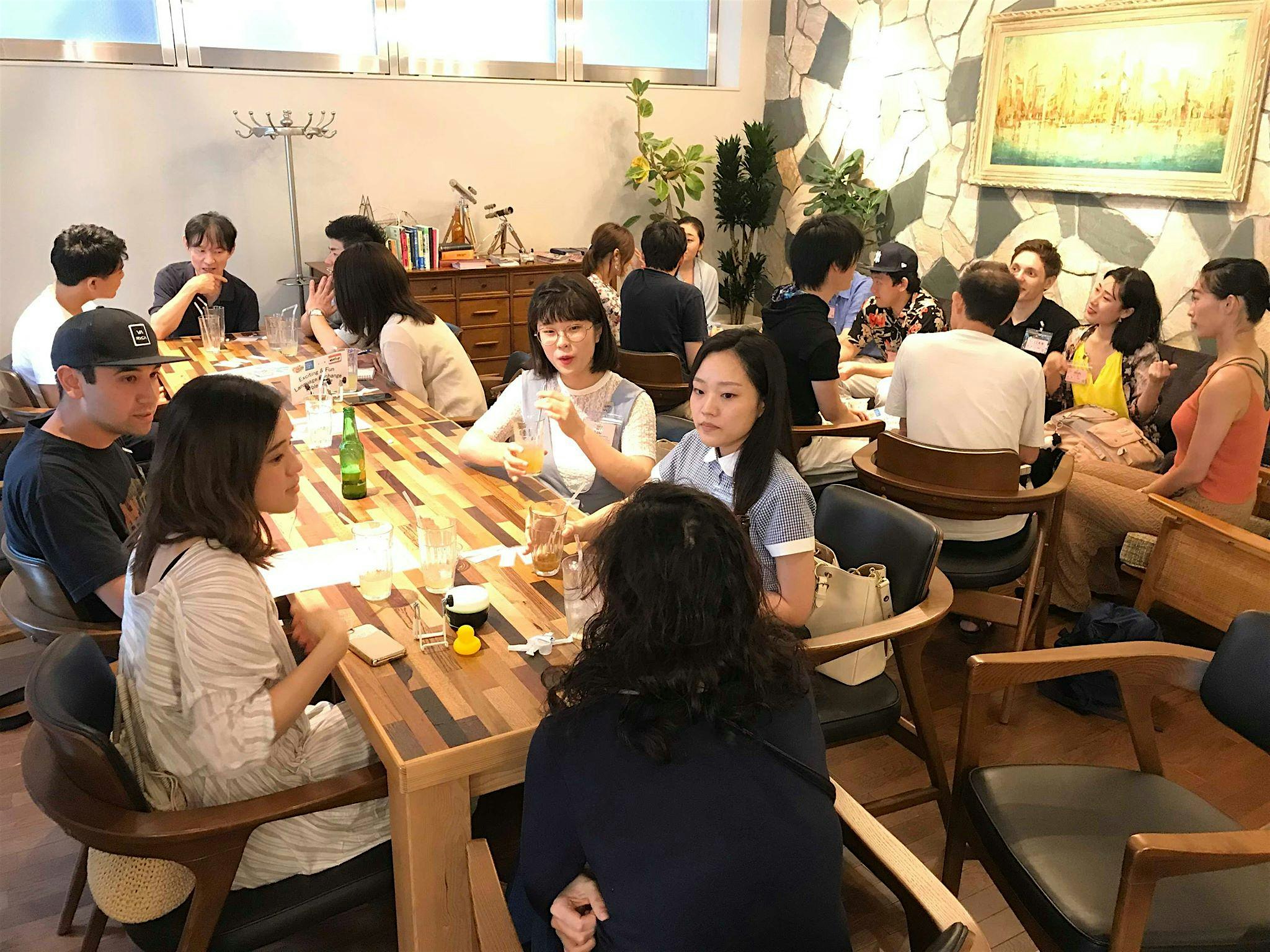 Friday AfternoonExciting&Fun Language Exchange Harajuku楽しい言語交換国際交流英会話