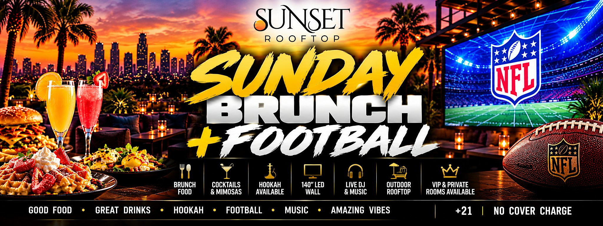 Sunday Brunch + Football