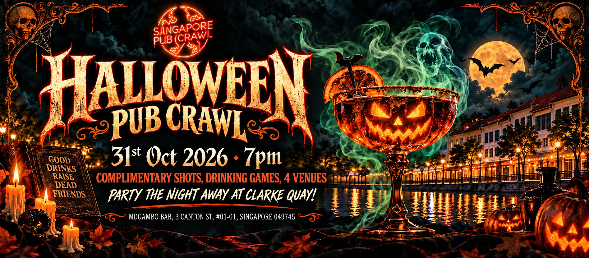 ★ THE OFFICIAL SINGAPORE HALLOWEEN PUB CRAWL 2026 ★