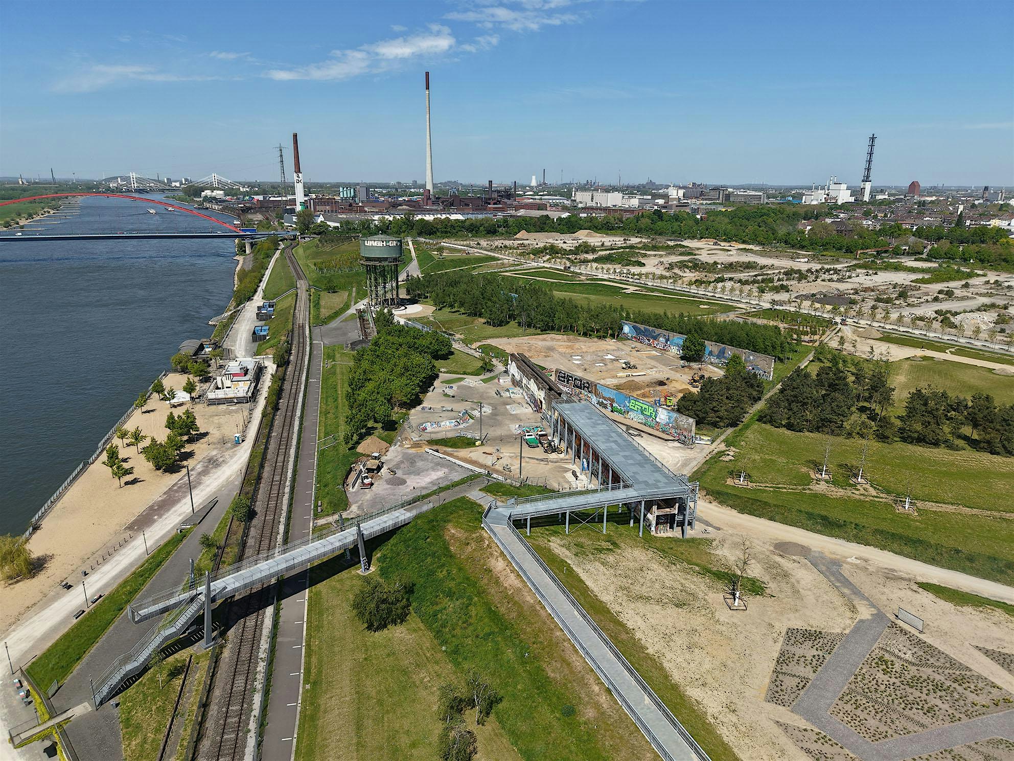 Besuch der IGA 2027 Baustelle in Duisburg