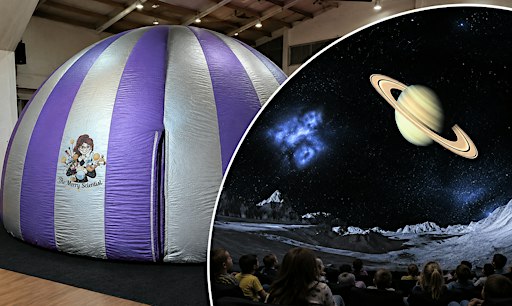 School holidays: Merry Scientist Planeteers kids Planetarium science show