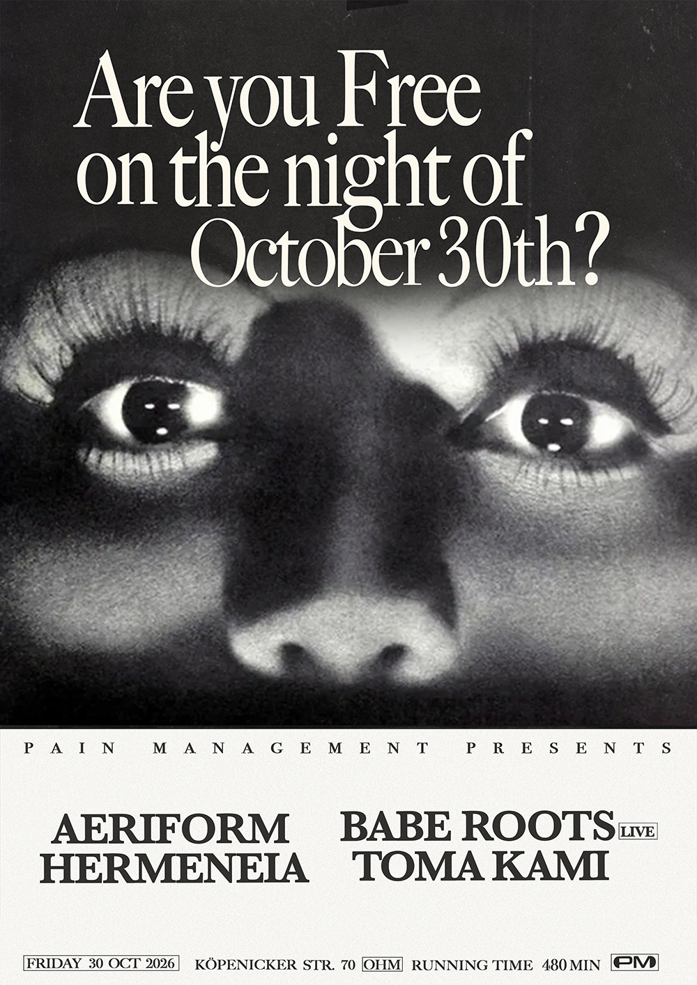 Pain Management: Babe Roots (live), Toma Kami, Hermeneia, aeriform
