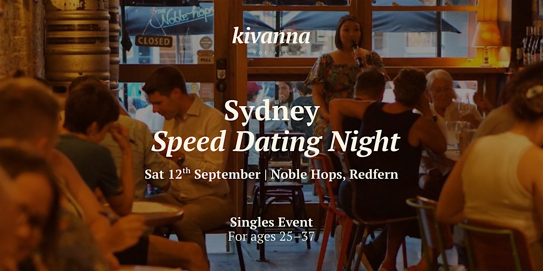 Sydney Speed Dating Night | Singles Event 25–37