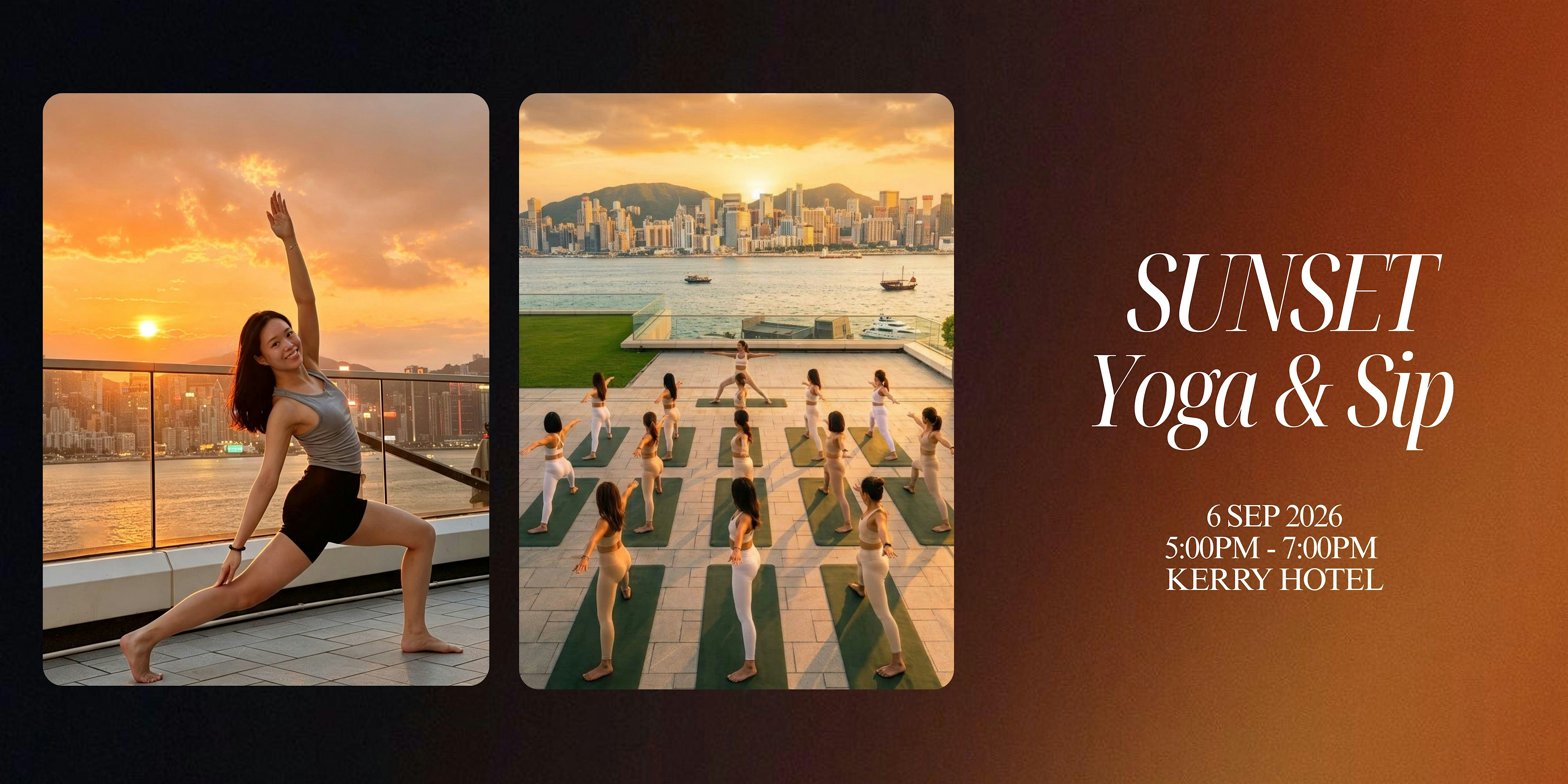 Kerry Hotel x Evolve Wellness: Sunset Yoga & Sip