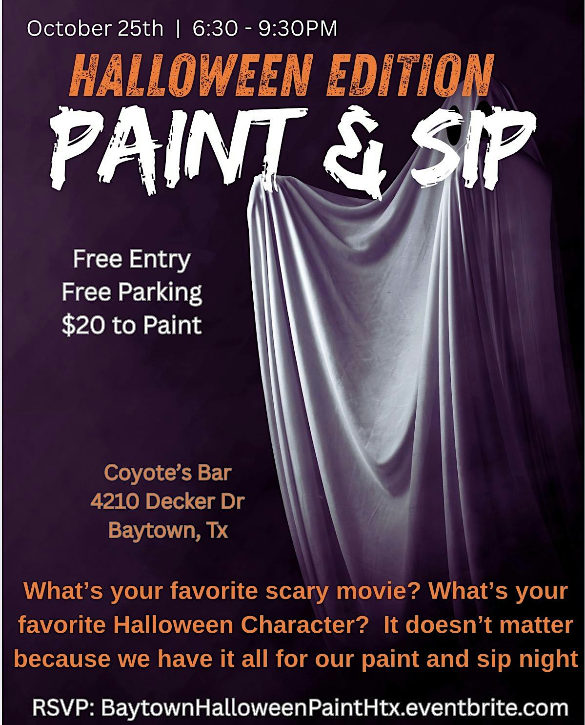 Coyote's Bar Paint Night: Halloween Edition