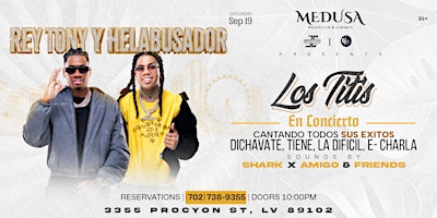 DICHAVATE PARTY : Rey Tony x Helabusador (Los Titis ) Live in Las Vegas
