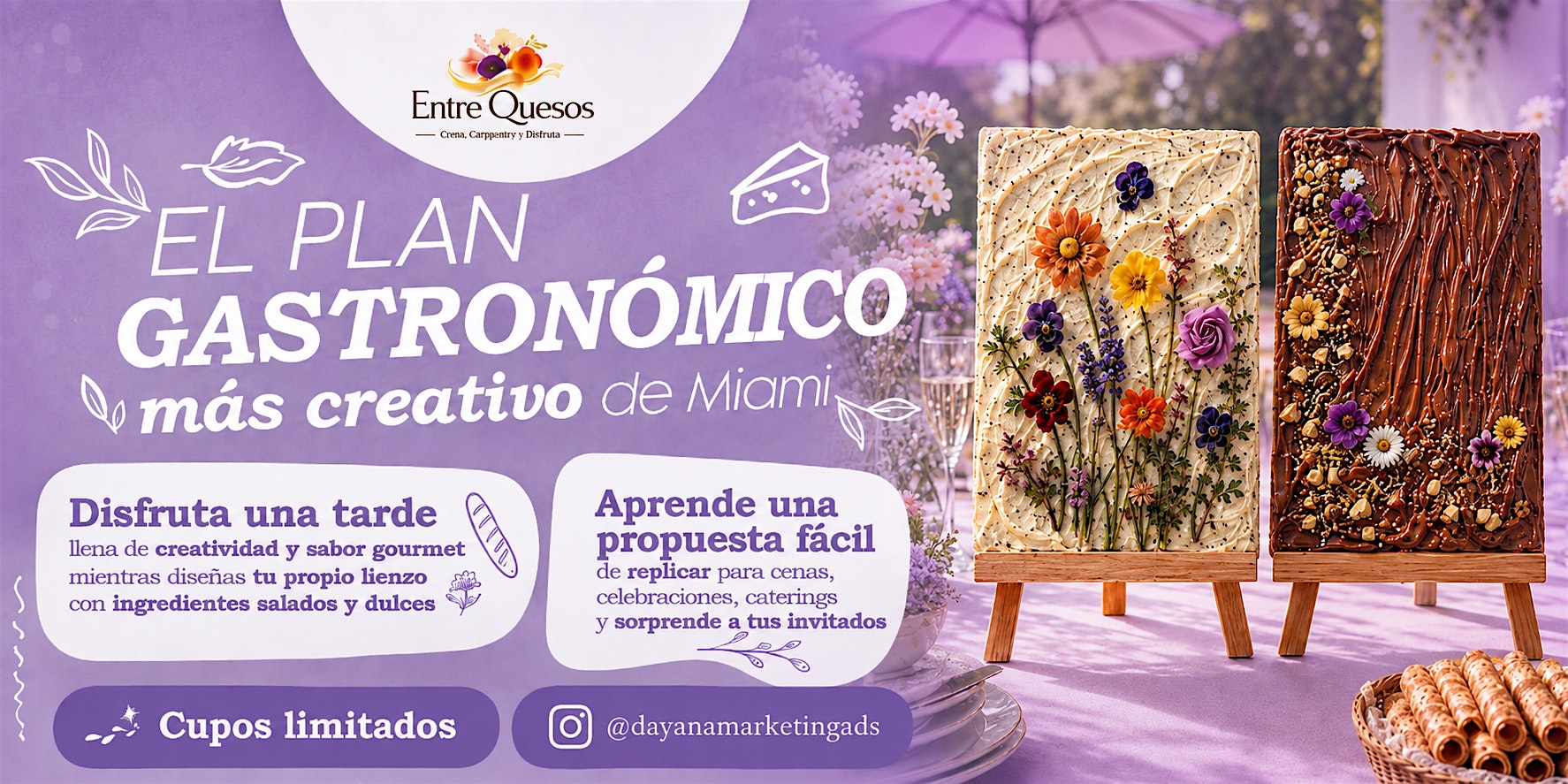 Canvas Comestible Entre Quesos