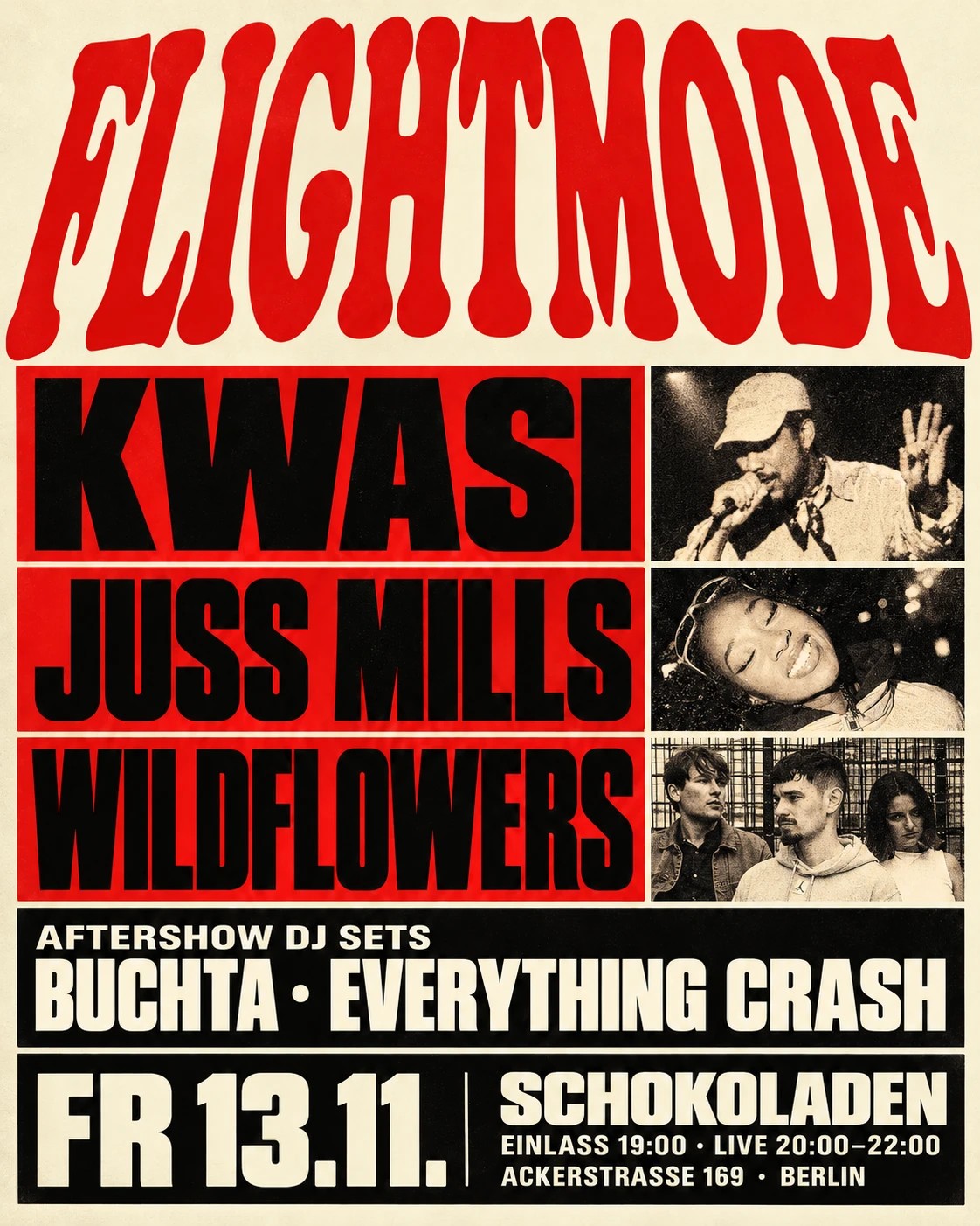 FLIGHTMODE w/ KWASI, JUSS MILLS & WILDFLOWERS