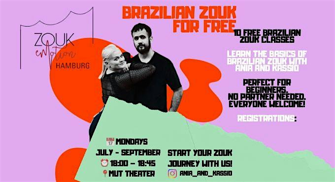 FREE BRAZILIAN ZOUK CLASSES