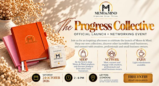 Memo & Mind Launch and Networking Event: The Progress Collective