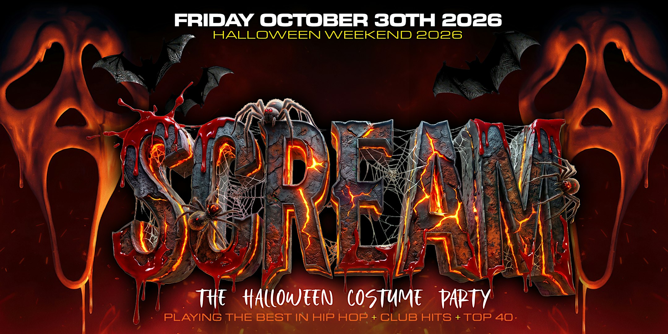 SCREAM 2026 - The Halloween Costume Party! Downtown Toronto Friday Oct 30th