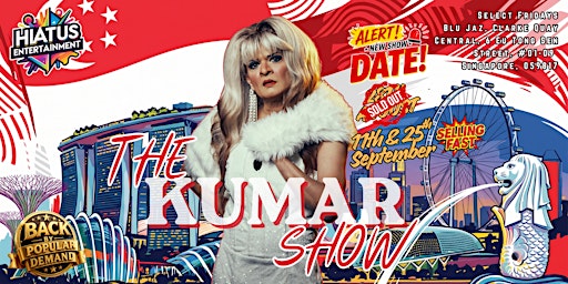 Kumar's Stand-Up Comedy Live! August & September 2026 Edition