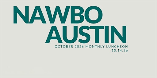NAWBO Austin Monthly Luncheon Meeting - October 2026