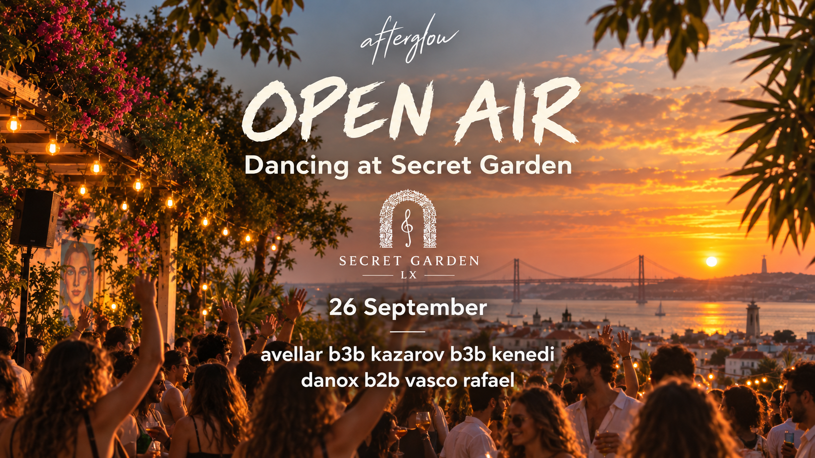 afterglow Open Air at Secret Garden · Dancing Over the City