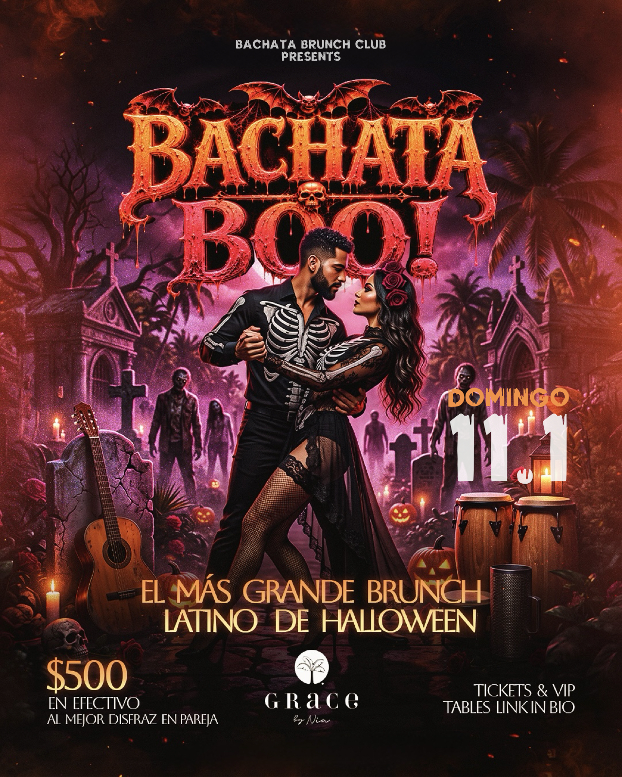 BACHATA BOO 👻 — Halloween Bachata Brunch Club