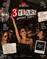 SÈRÈDA 3 YEARS PARTY