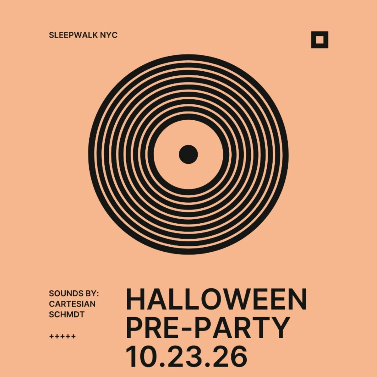 Halloween Pre-Party: Cartesian & SCHMDT