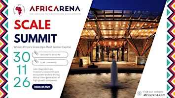 AfricArena 2026 Scale  Summit