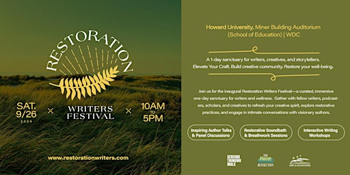 Restoration Writers Festival