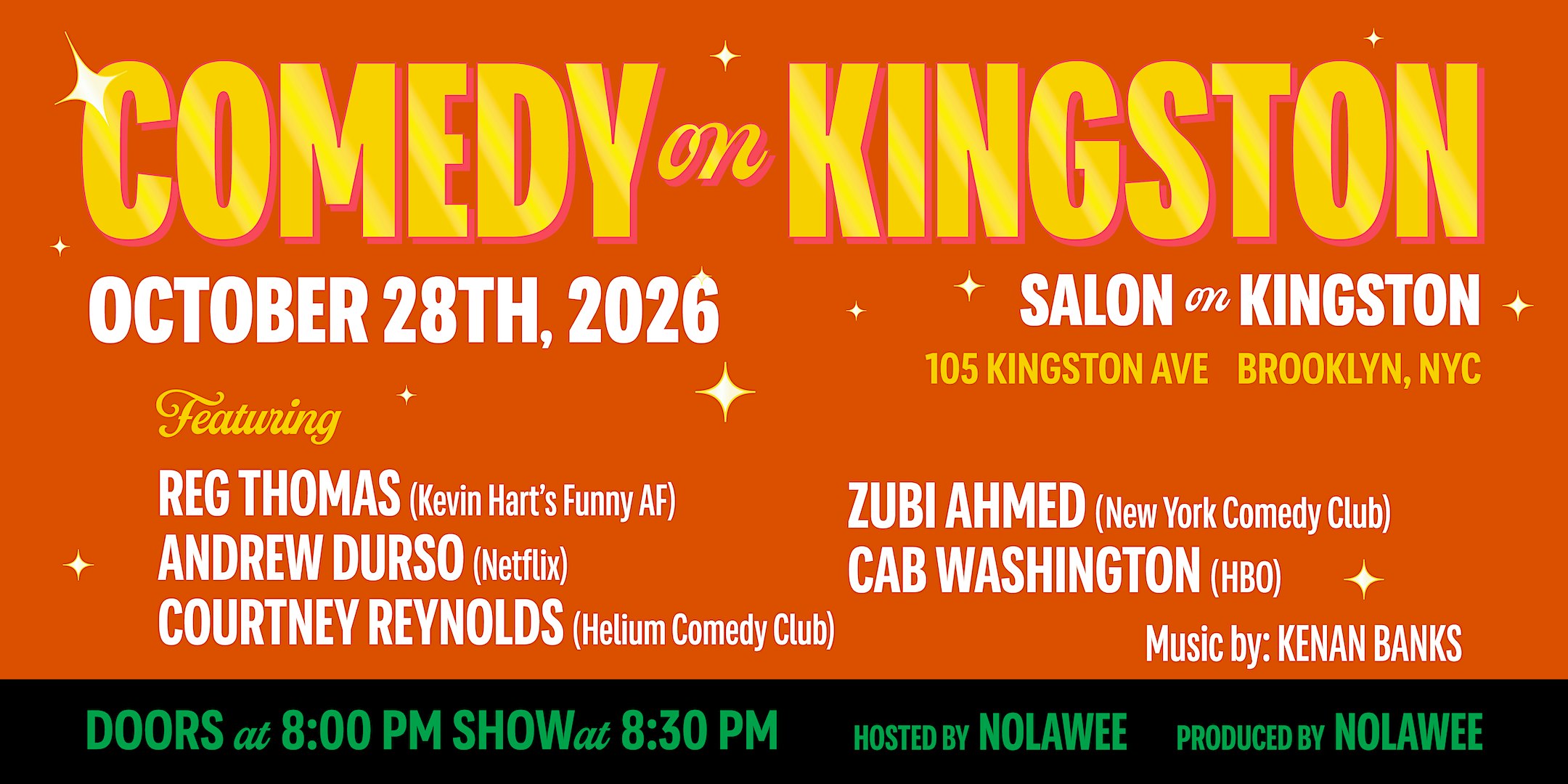 Comedy On Kingston (Stand-Up Comedy in Crown Heights, Brooklyn)