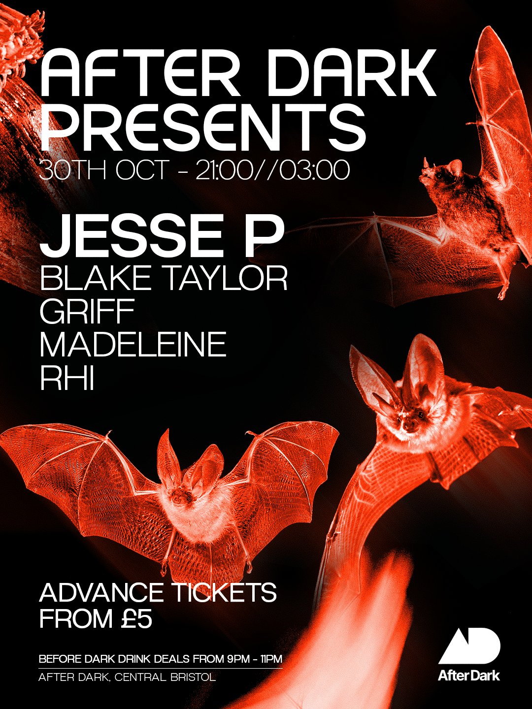 After Dark presents....Jesse P with Blake Taylor, Griff & More