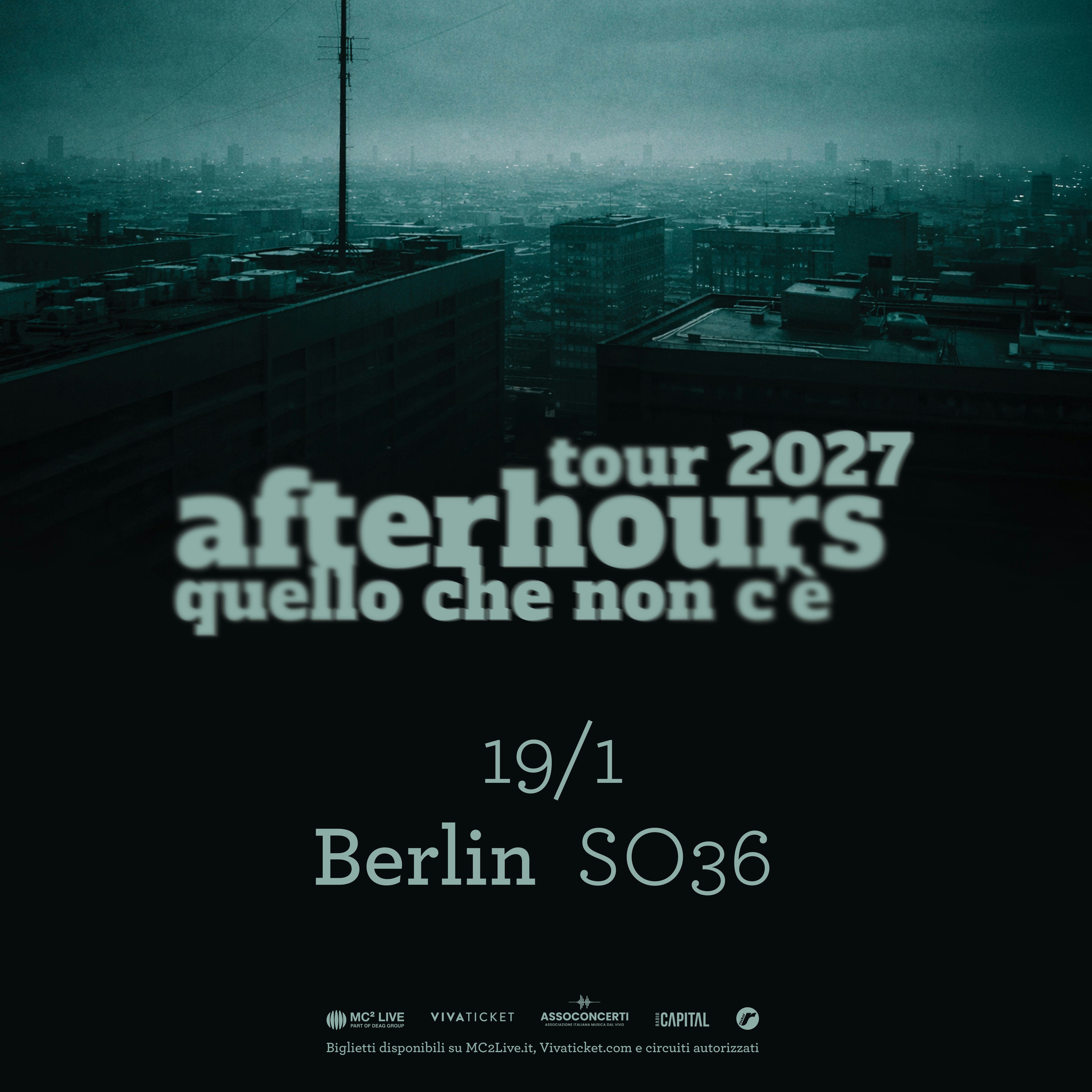 Afterhours - Quello che non c’è - Tour 2027