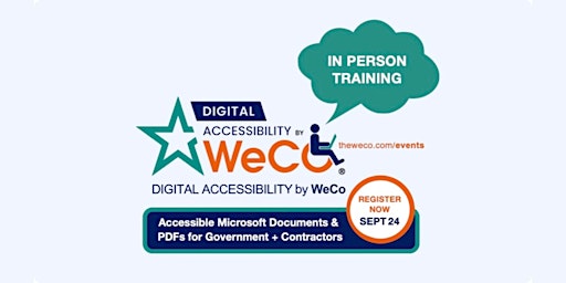 Accessible Microsoft Documents and PDFs for Government + Contractors