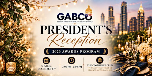 GABCO President's Reception & Awards Program 2026