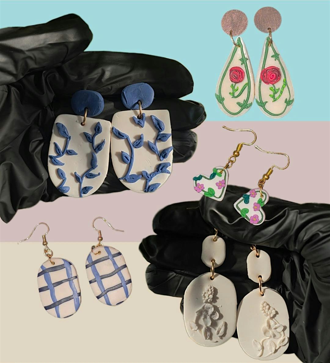 BRSHES, Clay Earring Making  Workshop - Winter Inspired! Glasgow