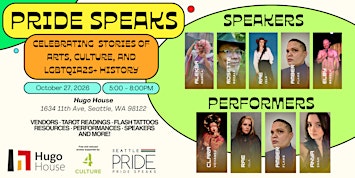 Seattle Pride Speaks: Stories of Arts, Culture, and LGBTQIA2S+ History