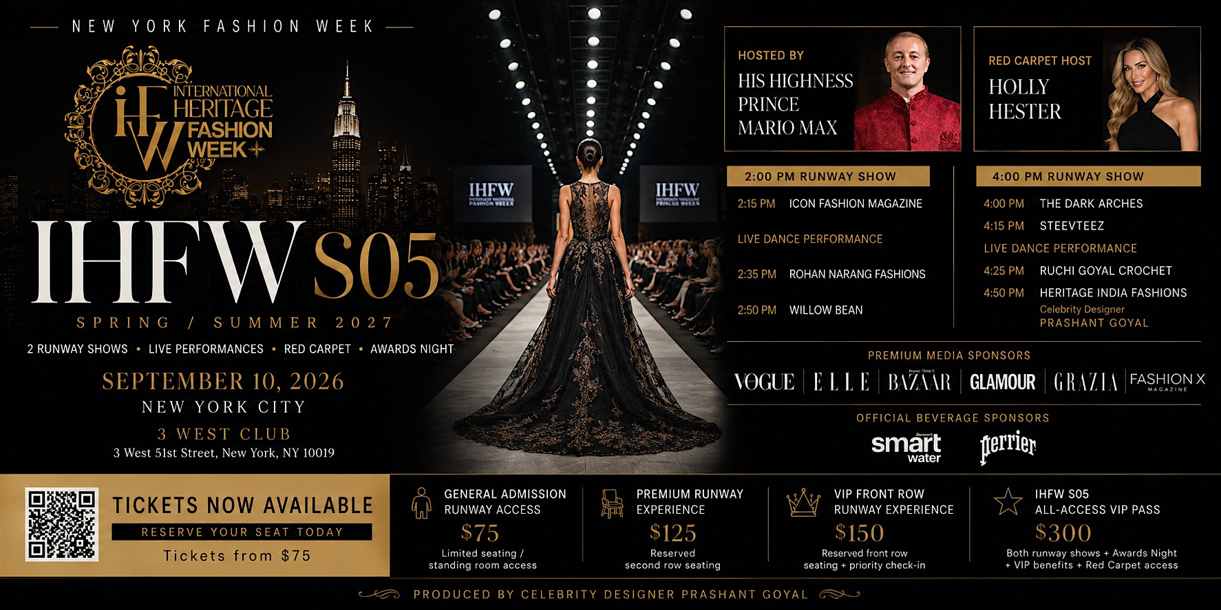 NYFW x International Heritage Fashion Week Spring | Summer 2027