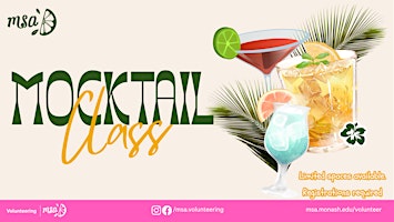 MSA Mocktail Classes