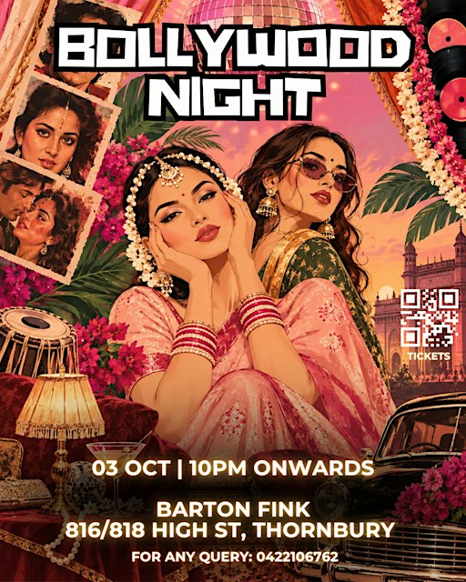 Bollywood Night - FREE ENTRY!