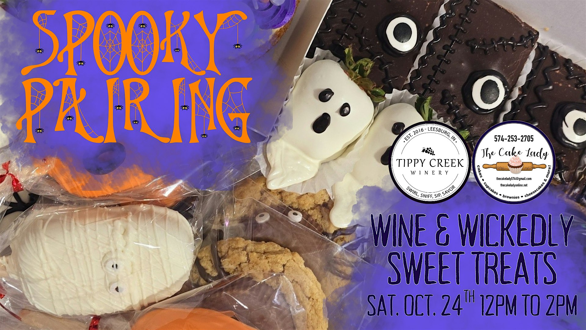 Spooky Pairing: Wine & Wickedly Sweet Treats | Sat. Oct. 24th 12pm to 2pm