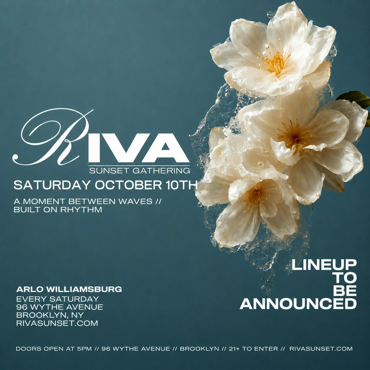 RIVA Sunset Gathering - October 10th