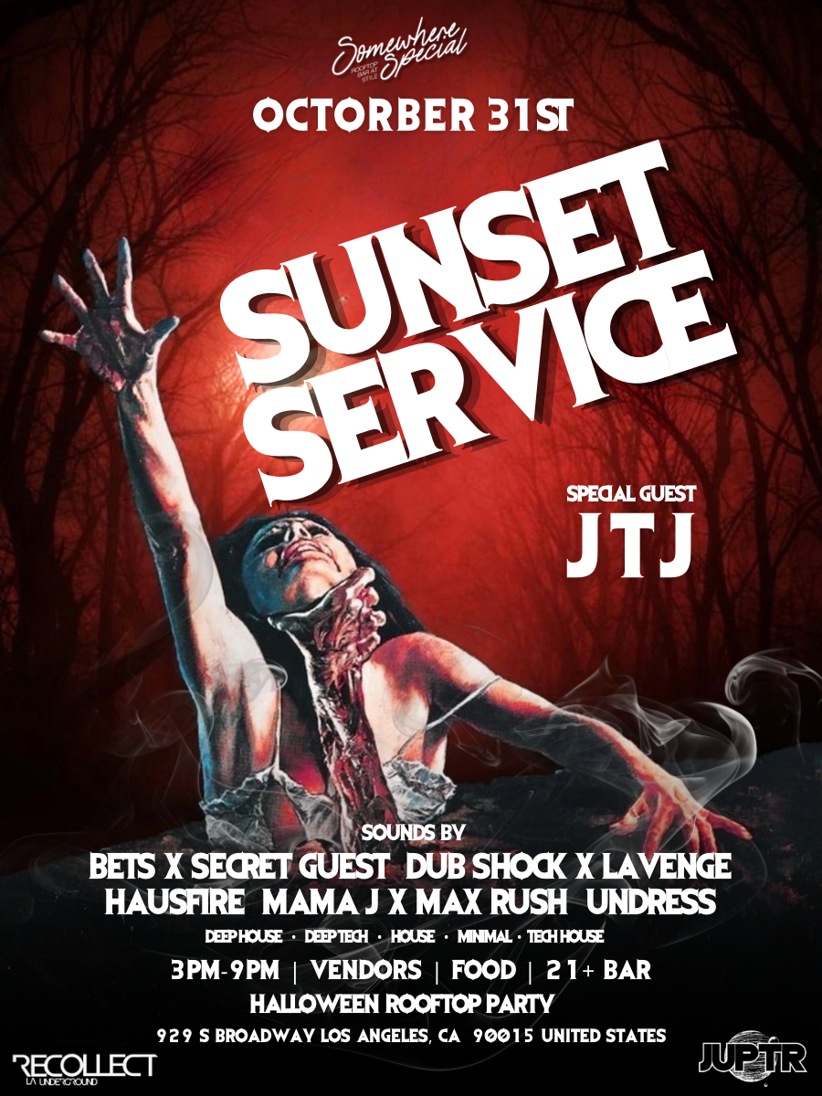 SUNSET SERVICE HALLOWEEN ROOFTOP PARTY