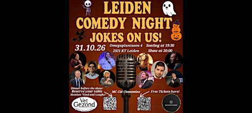 Leiden Halloween Comedy Night: Jokes on us!