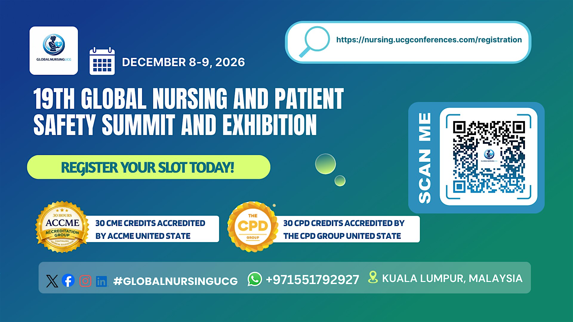 19th Global Nursing and Patient Safety Summit & Exhibition