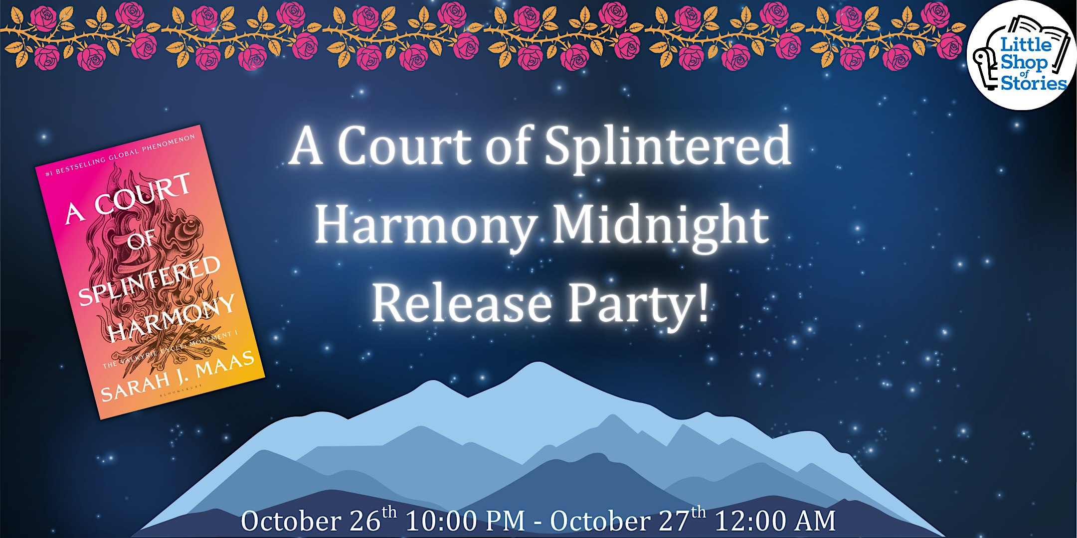 A Court of Splintered Harmony Midnight Release Party!